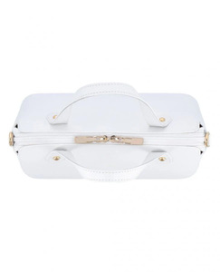 Women's High Quality Casual Bag with <b>Frame</b> Closure Genuine Cowhide Leather White Handbag 2026 OEM Wholesale Custom Colors & Logo - Product Image 2