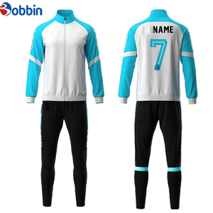 Ensemble d'équipement sportif personnalisé de haute qualité, veste de football unisexe, survêtement 2 pièces, entraînement de football respirant, taille plus - Product Image 4