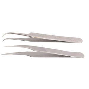 Pinzas con Punta Curva y Forma Especial 2026 para Extensiones de Pestañas, Juego de Pinzas de Precisión de Acero Inoxidable - Product Image 4