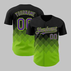 Vente en gros OEM, maillot de softball brodé par sublimation et personnalisé, uniforme pour hommes, garçons et jeunes femmes, vêtements de baseball par sublimation personnalisés - Product Image 2