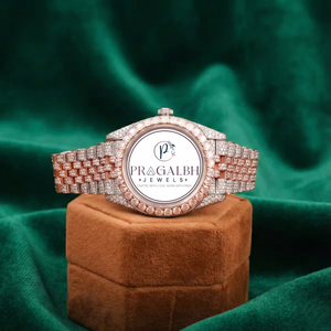 Fournisseur en gros de montres de luxe pour hommes entièrement serties de moissanite, pouvant passer le test de pureté, montres haut de gamme - Product Image 2