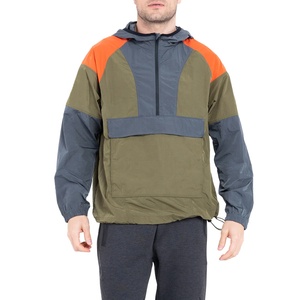 OEM Wholesale Nylon Running Waterproof Windproof Custom Pullover Anorak Windbreaker <b>Jacket</b> For <b>Men</b> Breathable Hooded <b>Jacket</b> - Product Image 1