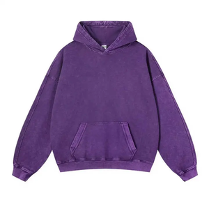 เสื้อฮู้ดดี้โอเวอร์ไซส์แบบย้อมสีแบบแอซิดวอช 320 GSM แบบสั่งทำพิเศษ |   พิมพ์ลายพัฟ ปักลาย พิมพ์สกรีน |   ผู้ผลิตสินค้าภายใต้แบรนด์ของผู้จ้างผลิต (OEM) ประเทศปากีสถาน - Product Image 3