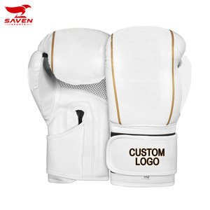 Nouveaux gants de MMA en cuir imperméables avec logo personnalisé, matériau durable, équipement d'entraînement, fermeture à boucle et crochets. - Product Image 3