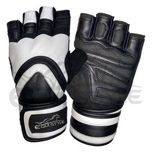 Guantes Profesionales para Levantamiento de Pesas, Guantes de Entrenamiento de Cuero Genuino Premium para Hombres y Mujeres, Guantes de Gimnasio para Fisicoculturismo al por Mayor - Product Image 2