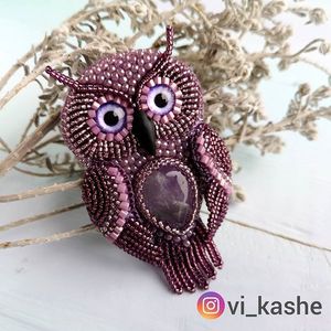 Broche élégante brodée de perles, bijou décoratif fait main pour tous les jours et les occasions spéciales, broderie artisanale de perles - Product Image 6