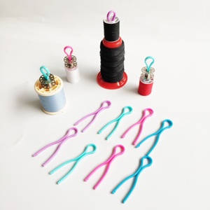 Clip para Bobina AA0233 |   Juego de Marcadores de Puntos de Ganchillo de Plástico, 12 Piezas, Rosa, Azul, Morado, Verde Azulado, Accesorios de Tejido Simples y Portátiles - Product Image 6