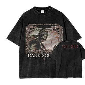 Custom Streetwear Oversized Graphic <b>T</b> Shirt Japanese Fish <b>Back</b> Print Cotton Loose Fit Supplier - Product Image 3