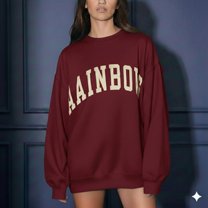 Sweat-shirt à col montant pour femme, personnalisé avec logo, manches longues, hiver, automne, haute qualité, surdimensionné, en polaire, fabricant - Product Image 1