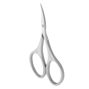 Ciseaux à cuticules professionnels en acier inoxydable allemand, à lame incurvée et pointe affûtée, pour droitiers, précision et soin esthétique – Vente chaude - Product Image 1