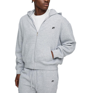 Survêtement cargo zippé personnalisé pour hommes, en molleton épais, style streetwear, sweat-shirt d'hiver OEM, fournisseur en gros - Product Image 3