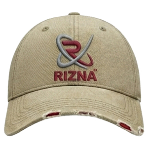 Casquette de baseball unisexe personnalisée OEM RIZNA ENTERPRISES 100 % coton de haute qualité avec logo brodé 3D, 6 panneaux, imprimé, style golf, effet délavé, pour les fêtes - Product Image 1