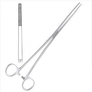 Bozemann 26cm Homeostatic Forceps by German Stainless Steel Manual Mosquito Straight Surgical Clump Forceps <b>Cheap</b> Price - Product Image 4
