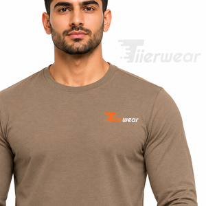 Casual <b>Mens</b> Regular <b>Fit</b> Long Sleeve <b>T</b> <b>Shirts</b> Smooth Cotton Jersey O-Neck Quick <b>Dry</b> Breathable Eco-Friendly Office <b>T</b> <b>shirts</b> - Product Image 5