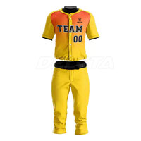 Uniforme de baseball respirant à marque privée, fabriqué au Pakistan, uniforme de baseball au design unique