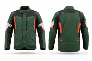 แจ็คเก็ตมอเตอร์ไซค์สีน้ำตาลเรียบหรู ทนทาน กันน้ำ ระบายอากาศได้ดี พร้อมอุปกรณ์ป้องกันอย่างดี - Product Image 3