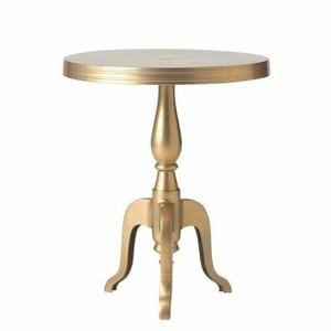 Mesa de Centro Redonda Moderna con Tapa de Vidrio Negro y Estructura de Metal Dorado, Mueble Decorativo para Sala de Estar de Diseño Contemporáneo - Product Image 3