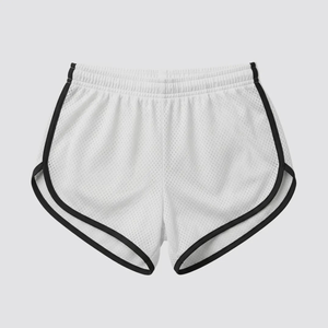 Shorts Deportivos de Malla Azul para Mujer, Transpirables, de Secado Rápido, para Gimnasio y Fitness, con Ribete en Contraste, OEM, ODM, al por Mayor - Product Image 6