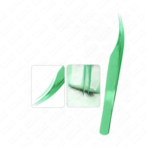 2026 New Style Stainless Steel Eyelash Extension Tweezers Precision Pointed Tip <b>Tool</b> for Volume Lash Application - Product Image 2