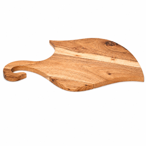 Planche à découper en bois avec poignée |   Planche de service artisanale |   Planche à découper pour fromages, charcuteries et pizzas - Product Image 3