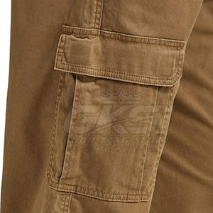 Pantalon cargo long décontracté léger pour homme, couleur personnalisée 2026, vente chaude, fabriqué au Pakistan, vente directe d'usine - Product Image 6
