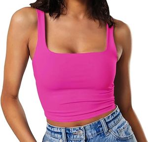 Top Corto para Mujer, Tela Suave, Ajuste Cómodo, Estilo Casual Diario, Ligero - Product Image 1