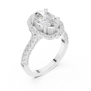 Zevar แหวนเพชร14k ประดับอัญมณีแบบบิดปรับแต่งสไตล์ได้จากโรงงานเครื่องประดับโดยตรง - Product Image 3