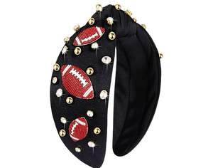 Diadema elegante hecha a mano con cuentas, accesorio de moda para el cabello para mujeres y niñas a precio económico. - Product Image 4