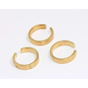 Anillo Cruzado Moderno de Latón Chapado en Oro, Unisex, para Uso Diario, Joyería Cristiana, Diseño Minimalista - Product Image 2