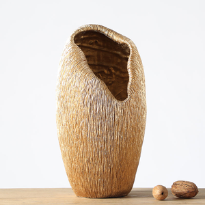 Minimalist Handmade Flower Vases Modern Home Decor <b>Ornaments</b> High Temperature Fired Eco-Friendly for <b>Desk</b> Glazed Vase - Product Image 3