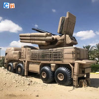 Véhicule gonflable géant de simulation personnalisé (chasseur, missile, anti-aéronautique) / Grand véhicule gonflable publicitaire