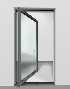 Porte coupe-feu vitrée de haute qualité pour sorties de secours et applications de sécurité publique, disponible pour la vente en gros - Product Image 3