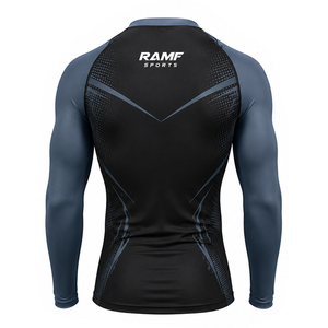 Eco-Friendly No Gi Mma <b>Men</b> <b>Compression</b> <b>Shirt</b> Rash Guard Swim Custom Mma <b>Men</b> Rashguards Bjj-Rash-Guard - Product Image 4