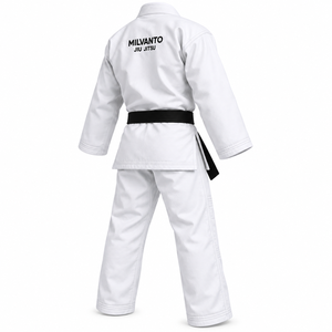 Kimono de Jiu-Jitsu Brésilien (BJJ) personnalisé, 450 GSM, tissage perlé, pour entraînement et compétition d'arts martiaux, OEM ODM - Product Image 3