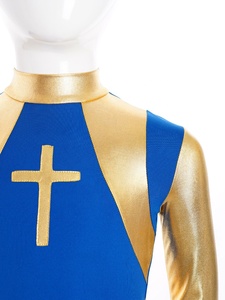 Vente en gros de vêtements de danse d'entraînement pour enfants 6-16 ans sur mesure Costumes de danse lyrique pour stage Robes de danse élogieuses pour filles - Product Image 3