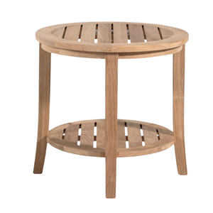 Home Furniture Decoration Coffee <b>Table</b> <b>Round</b> <b>Patio</b> Outdoor with Teak Wooden Frame <b>Patio</b> <b>Table</b> Wholesale Price - Product Image 1