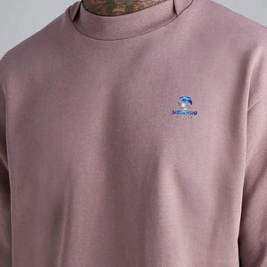 T-shirt décontracté surdimensionné personnalisé de qualité supérieure, motif lettres, en coton peigné 100% respirant, col rond, tissu GSM optimal - Product Image 6