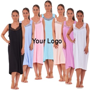 100% algodón Color sólido nuevo diseño verano mono mameluco ropa de dormir pijamas manga larga mujeres adultas exportación calidad Bangladesh - Product Image 6