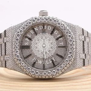 Reloj de Lujo Unisex con Diamantes, Caja Plateada, Cristal de Zafiro, Movimiento de Cuarzo ETA, Esfera de 11.5mm, Cierre Oculto, Correa de 20mm, Resistente al Agua 10m - Product Image 3