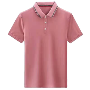 Polo pour homme, tissu doux pour la peau, manches courtes, col classique, décontracté, pour l'été, les sports de plein air, le quotidien, noir, moderne et élégant - Product Image 6