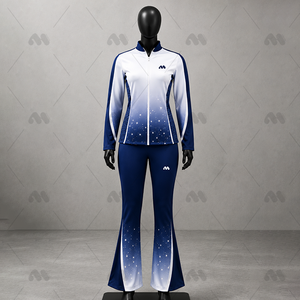 Chaquetas de calentamiento personalizadas por sublimación para mujer y jóvenes, para porristas, entrenamiento, OEM, conjunto de baile - Product Image 1
