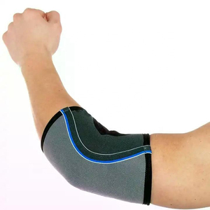 Best Design Neoprene Adjustable Elastic Brace Gym Training Powerlifting Elbow Sleeve Compression Support Logo for Elbow Pads - Product Image 5