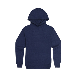 Autumn Winter Men's Oversized Waterproof <b>Hoodie</b> Comfortable Plus Size Pullover Embroidered Logo Anti-Shrink Knitted <b>Lined</b> Warm - Product Image 1