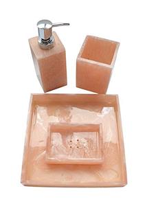 Ensemble de salle de bain en résine de qualité supérieure, ensemble d'accessoires de salle de bain en quatre pièces, 100% artisanal, léger, durable, anti-poussière, au meilleur prix - Product Image 4