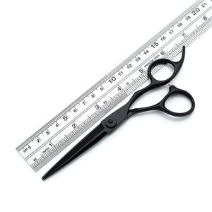 Ciseaux de coiffure professionnels 6 pouces en acier inoxydable, ciseaux de barbier avec manche noir et or, outils de coupe de précision - Product Image 5