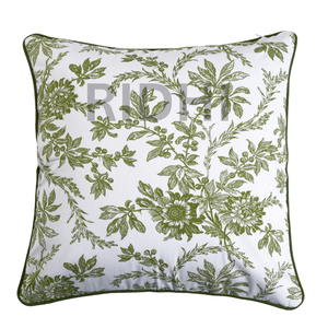 Trending New 2025 Spring Bud Hand Block Impreso Funda de cojín azul Funda de sofá Fundas De Almohada decorativas Decoración de cojín - Product Image 2