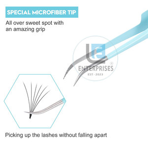 Pince à épiler pour extensions de cils en acier inoxydable de qualité supérieure, durable, à faible MOQ et très vendue - Product Image 6