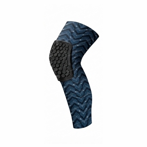 Genouillère de compression avec protection antichoc, impression par sublimation, unisexe, toutes saisons, design à enfiler - Product Image 3