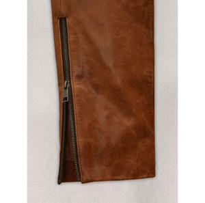 Unique Design Eco-Friendly Waterproof Casual Winter <b>Men's</b> <b>Leather</b> <b>Pants</b> Customized Printing Custom Made Size Straight Customized - Product Image 6