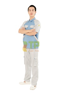 Camisas de trabajo antiestáticas al por mayor para empresas electrónicas - Product Image 2